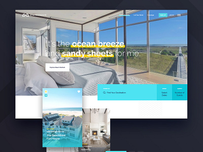 Stay Marquis - Homepage homepage landing page luxury marquis properties rental rentals search ui ux vacation web website