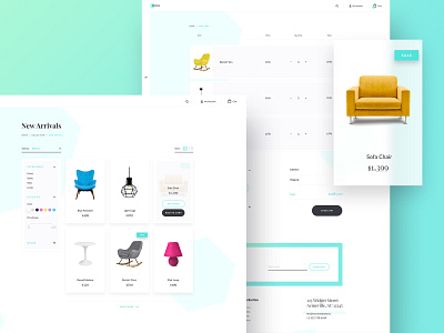 Nova Theme Subpages Variation bigcommerce bootstrap chairs ecommerce furniture nova products store theme ui ux