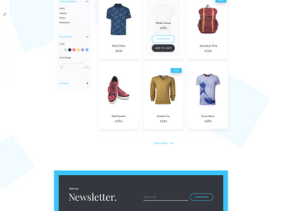 Nova Theme Subpages Variation 2 by kreativa on Dribbble