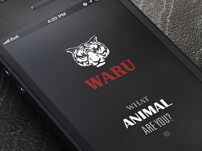 Waru - Splash Screen animal app ios iphone morphing splash waru