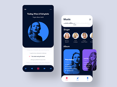 It's a musical interface. I hope you like it. design music ui