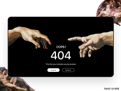 Daily UI 008 - 404 Page