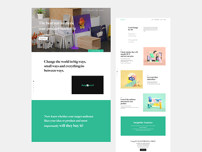 Jungleproof | Redesign design flat minimal ui ux web website
