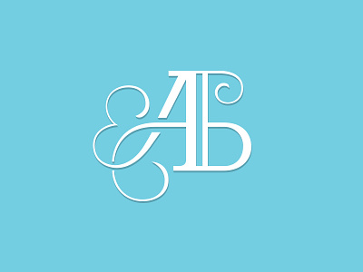 AB Monogram branding logo