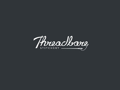 Threadbare branding lettering logo type