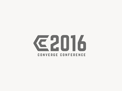 Converge Conference Rough Alternate branding concept logo rough