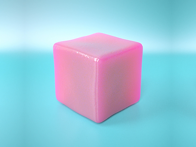 Subsurface twisty cube thing 3d animation c4d cinema4d redshift