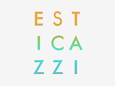 E 'Sti Cazzi 3d animation adobe after effects c4d cinema4d lettering redshift whatever