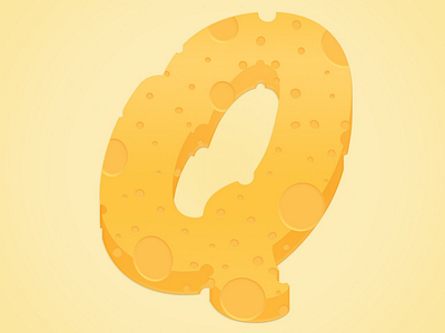 Q 36days 36daysoftype cheese design handlettering lettering lettering challenge script type vector