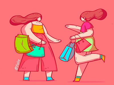 Shopping Girls 插图