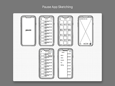 Pause app sketch