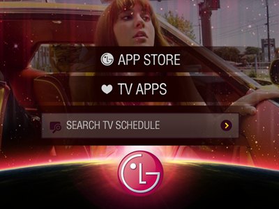 Menu Smartv LG (othe concept) design interaction interface smarttv