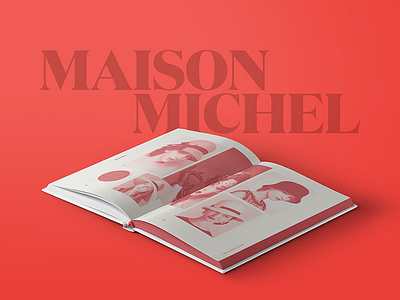 Maison Michel Editorial book chanel editorial design fashion grid hatgear hats indesign luxury paris typography