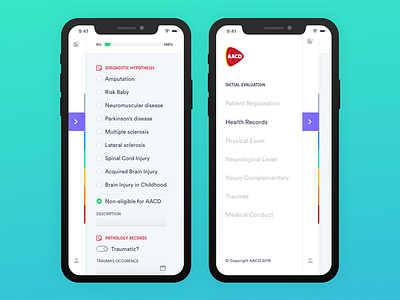 Daily UI #081 e 82 - Status Update & Form dailyui design health app hospital application interface medicine app ui user interface design ux visual design