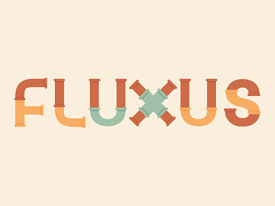 Fluxus illustration lettering typography usability ux