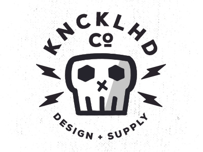 Kncklhd Co. - Skull branding clothing design logo