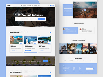 ToTravel - Travel Agency Landing Page