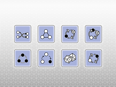 "Shuffle" button icons for a "words game" - work in progress buttons game art game assets game ui mobile game