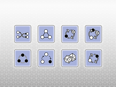 "Shuffle" button icons for a "words game" - work in progress