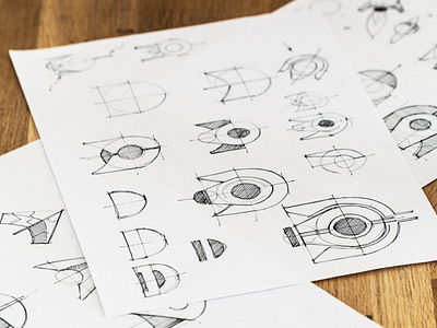 Deventure Logo Sketch branding concept drawing logo pen process sketch