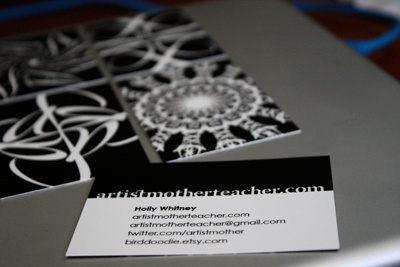 Personal Business Cards business cards identity letterforms social media