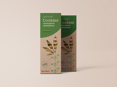 Cannona Cookies hemp and hazelnuts art direction branding creative direction croatia etno graphic design packaging packaging design