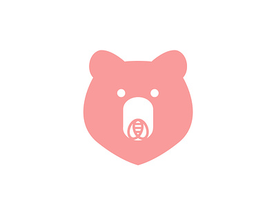 beebear animal animation bear bears bee branding design flat identity logo vector