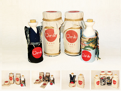 Omiki Sake Package japan kimono package sake