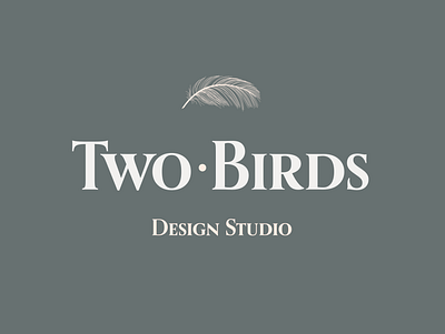 Two Birds Design Studio Logo branding design logo logo design typogaphy