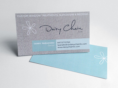 Dc Card branding business card daisy design print