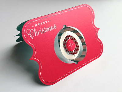 2013 Christmas Card card christmas cut die diecut festive greeting happy holiday new ornament year