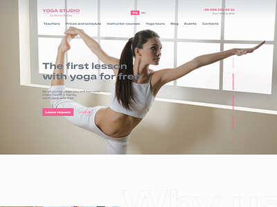 Yoga Studio | Redesign Website