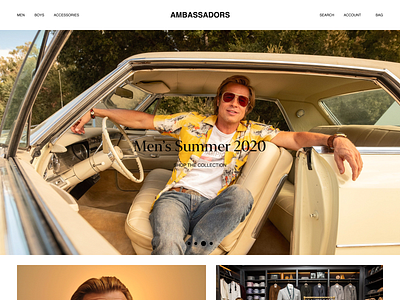 Ambassadors | Men's shop concept