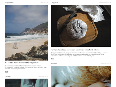 Photo Studio | Website concept #3 bread design designer food photo photograph sand sea site studio ui ux website
