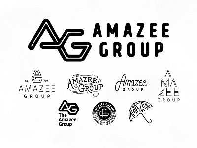 Amazee Group ag branding design group identity logo mark