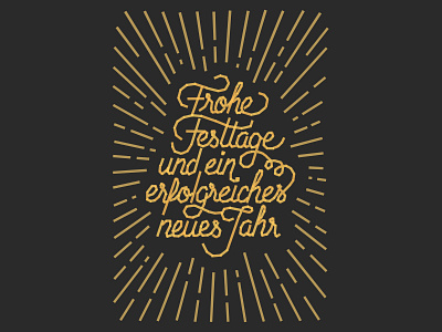 Amazee Labs Holiday Card 2014 card design german greeting holiday lettering new year print script tape type typography