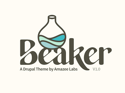 Beaker branding drupal identity logo logotype theme type typography vector wordmark