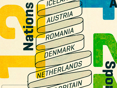 Amazee Olympics banner design dive flag infographic olympics poster sports texture typography vintage