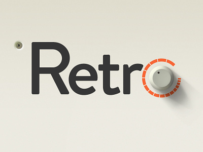 Retro Moodboard analog dial knob retro screw vintage volume
