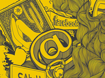Ilustration for SabaH! advertisign branding desenho diseño draw illustration illustrator ilustracción photoshop visual identity