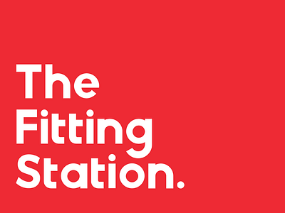 The Fitting Station branding design illustration logo photography videography