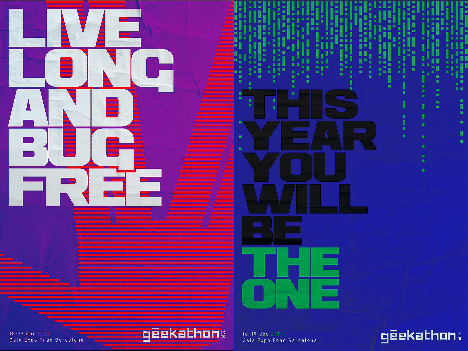 Rebound Geekathon poster by Virgil Horghidan on Dribbble