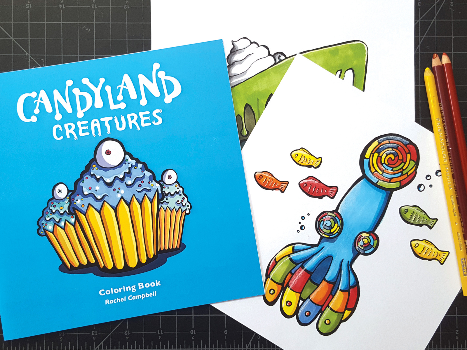 Candyland Creatures Coloring Book by Rachel Campbell-Osborne on Dribbble