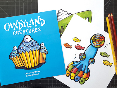 Candyland Creatures Coloring Book