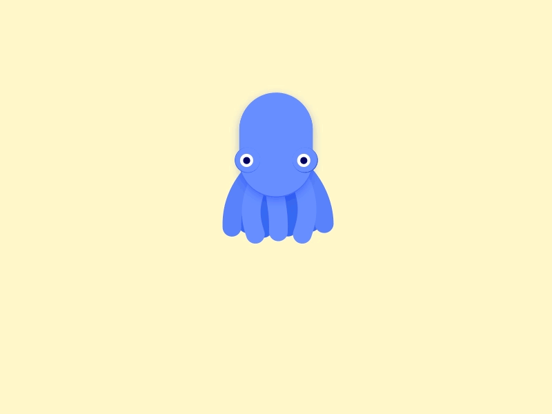 Octopus 2danimation motiongraphics practicing