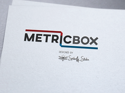 MetricBox Logo branding graphic design logo logo design