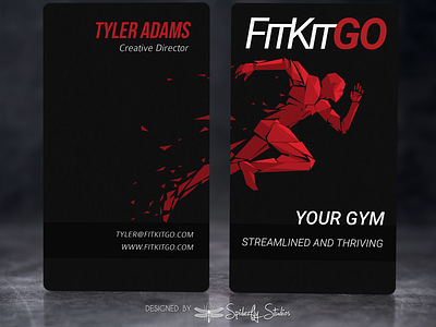 Fit Kit Go - Business Cards branding business card business card design