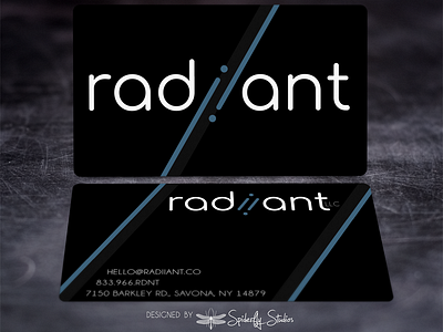 Radiiant - Business Cards branding business card business card design design logo logo design print design