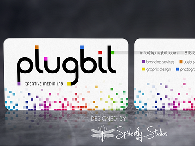 Plugbit - Business Cards branding business card business card design logo logo design print design