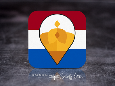 PostNL Shopify Labels - Launcher Icon app icon app icon design app ui app ux graphic design icon design launcher icon postnl shipping labels